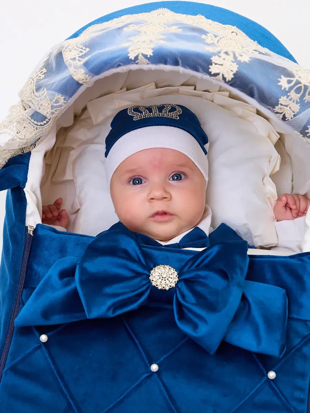 конверт с переноской на выписку для новорожденного осень