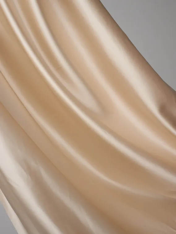 Шелк вискозный стрейч, арт. 15308, Китай, кремовый