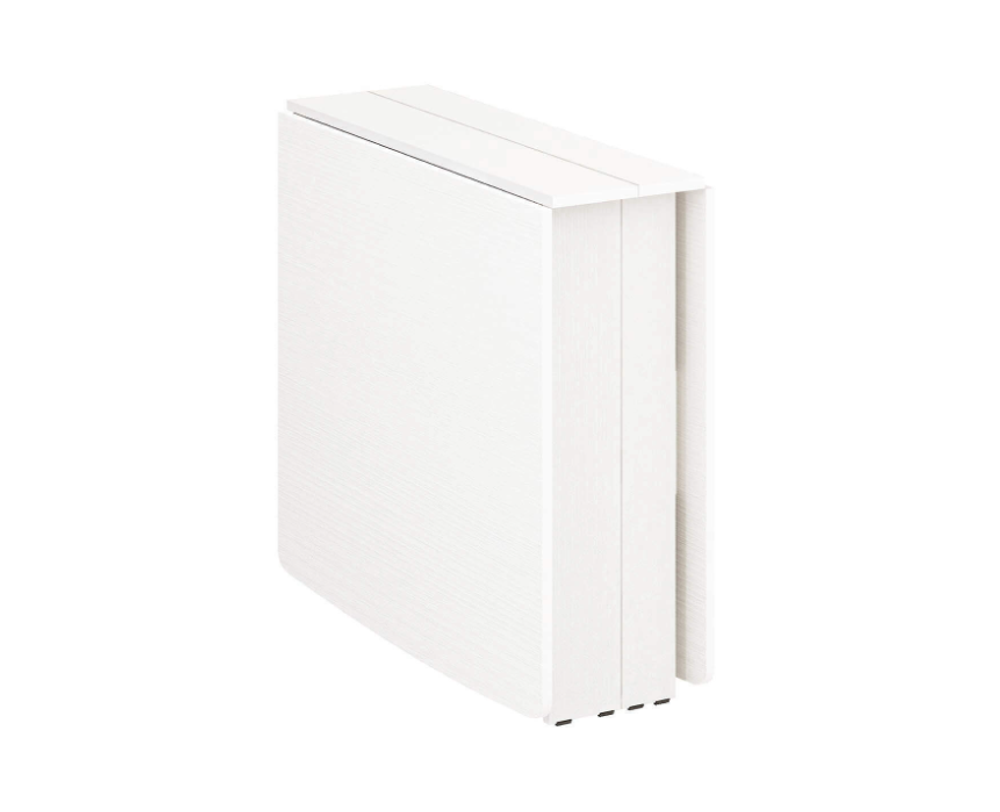 Колибри-12.2 (DaVita) Стол-книжка (белый шпон)