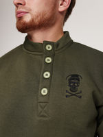 Свитшот-гимнастёрка Варгградъ мужской хаки "1915" с начёсом