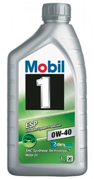 MOBIL 1 ESP 0W-40  моторное синтетическое масло для легковых автомобилей артикул 152623, 152057 (1 Литр)