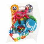 315944/Текстильная игрушка погремушка зайка с мамой функционал Умка/RPTF-R4/1