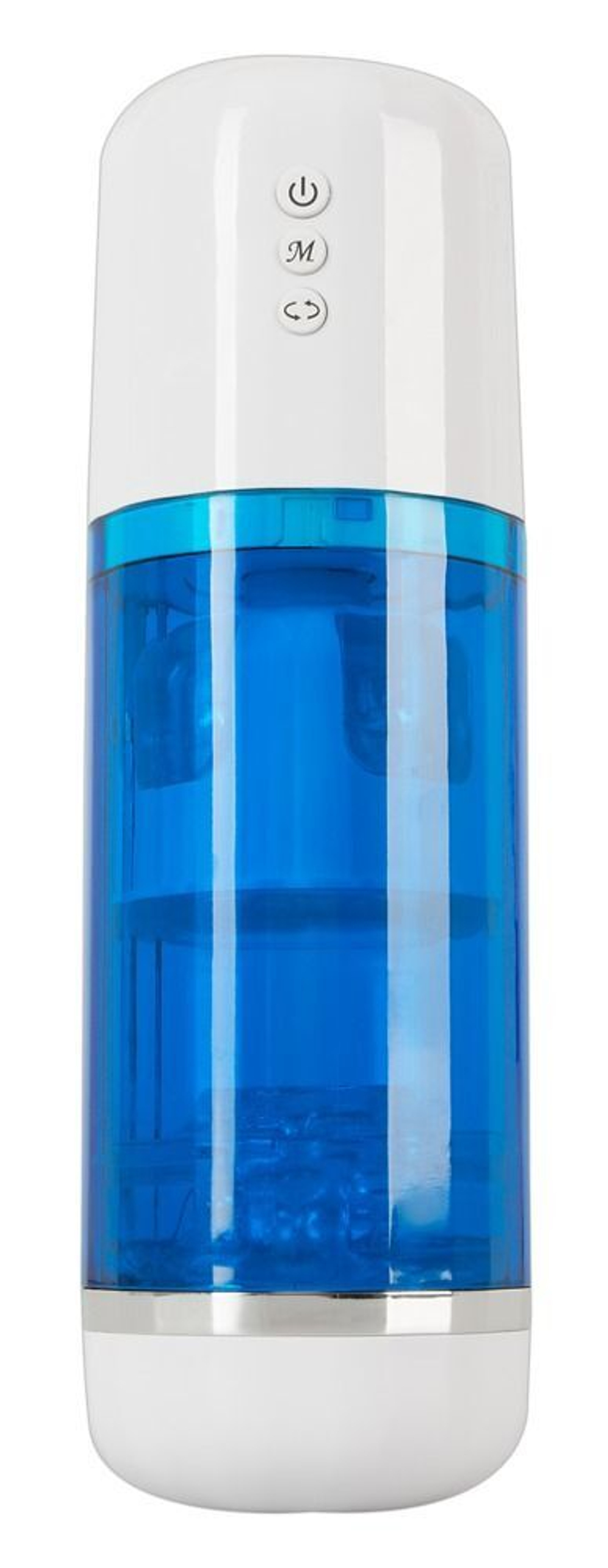 Автоматический мастурбатор-вагина 3 Function Masturbator (Цвет: синий с белым)