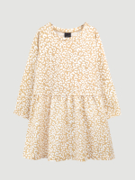 Платье с длинным рукавом Mjölk Sand Leopard