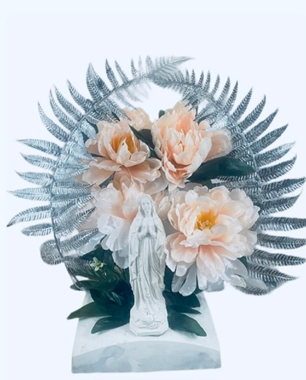 Венок на утяжеленной подставке 35 см высота