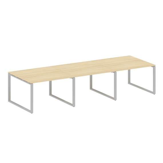 Метал Систем Переговорный стол (3 столешницы) на О-оразном м/к БО.ПРГ-3.2