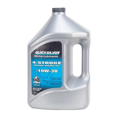 Масло моторное Quicksilver 10W30 минеральное 4Т 4л (8M0086221)