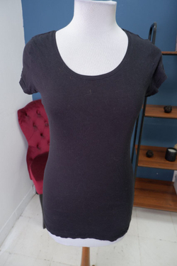 Футболка H&M черная 46 размер