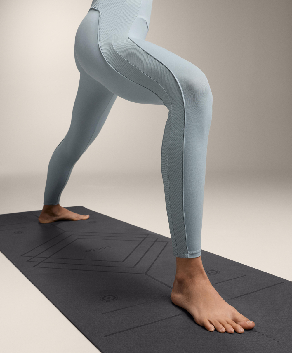 OYSHO Легинсы Comfortlux с высокой посадкой, голубой