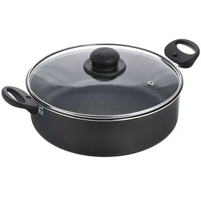 Жаровня 24см «FOREVER» со стеклянной крышкой, ручки съемные JBr1-724-11