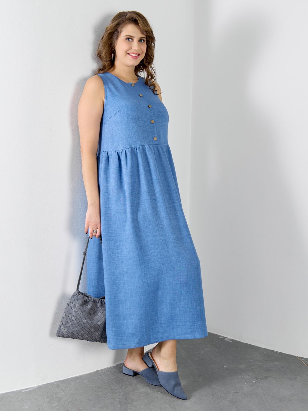 Платье Женский каприз-1 Виотекс СИНИЙ