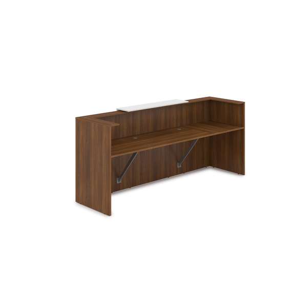 1КР-ДС.201 Комплект Ресепшн с фартуком ЛДСП (2654*761*1161) (без подсветки)