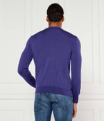 Шерстяной свитер Botto BOSS BLACK - фиолетовый(50476364)