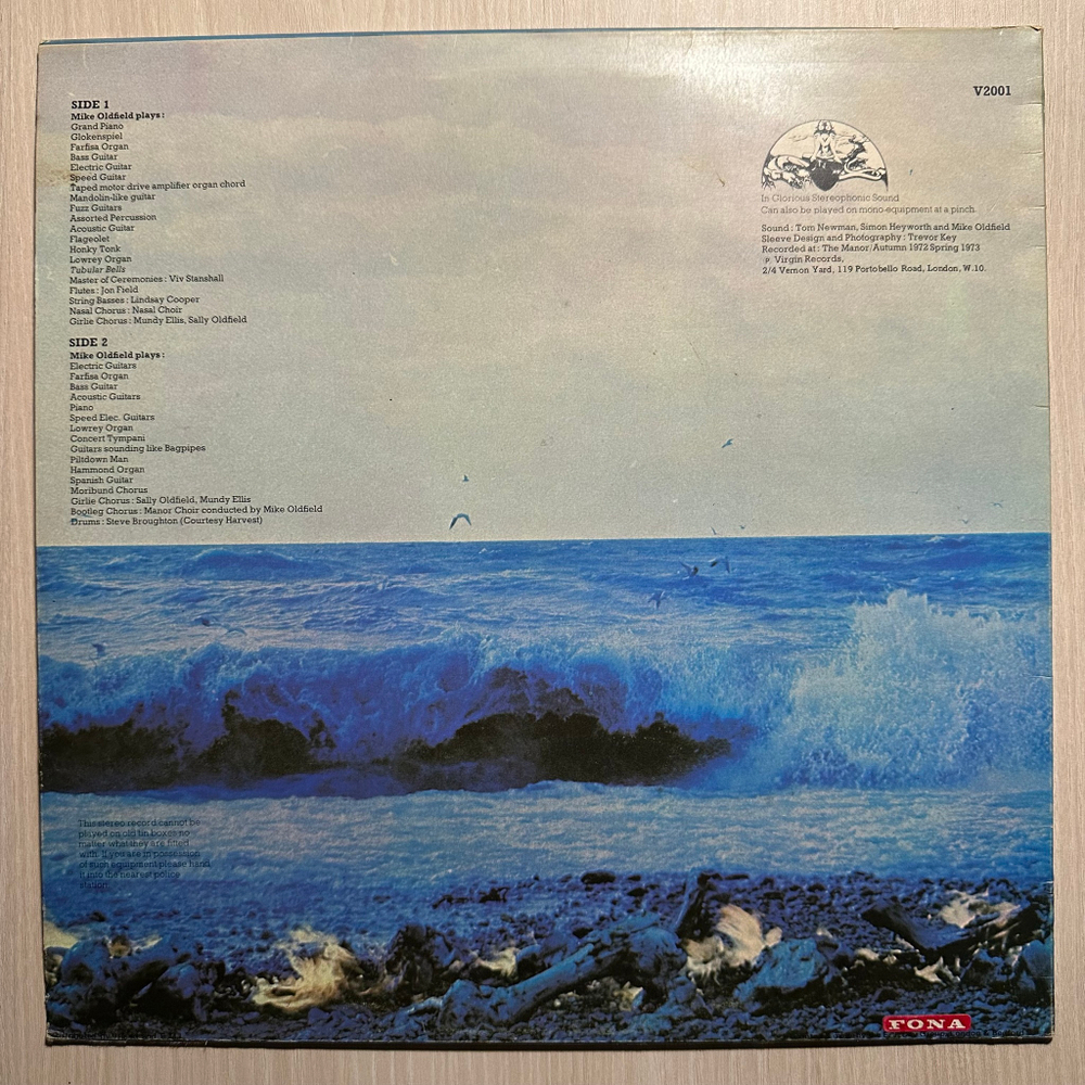 Mike Oldfield - Tubular Bells (Англия 1974г.)