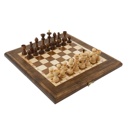 Шахматы + Нарды резные 40, Haleyan деревянные складывающиеся kh112