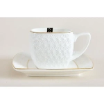 Пара кофейная квадратная 200мл Снежная королева