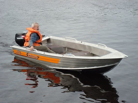 Алюминиевая лодка Wellboat-37