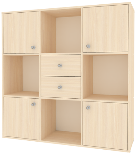 Стеллаж КарИВи Джери  Дуб Молочный  Дуб Молочный