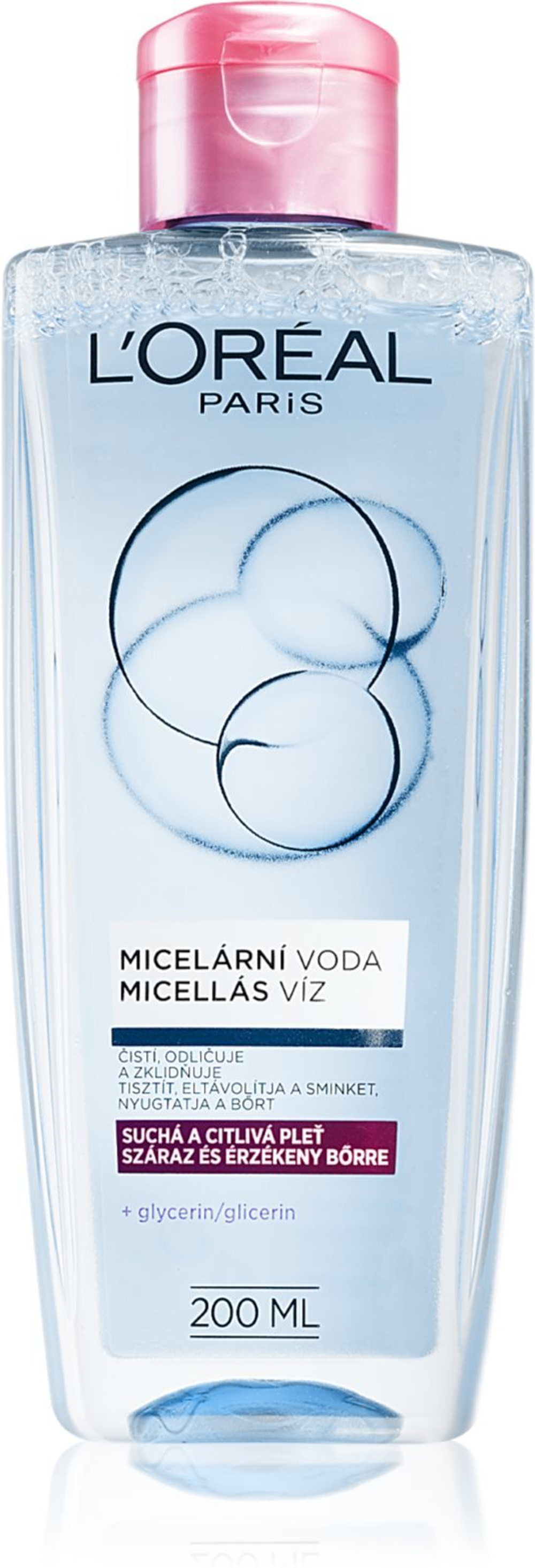 L’Oreal Paris Skin Perfection - Очищающая мицеллярная жидкость 3 в 1. /   200  ml  / GTIN 3600522594017