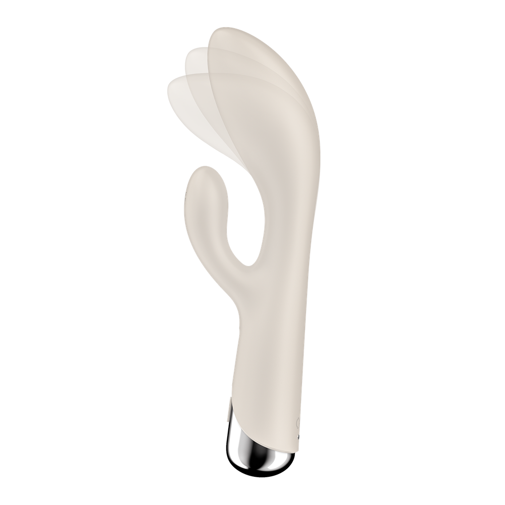 Вибратор кролик Satisfyer Spinning Rabbit 1, бежевый