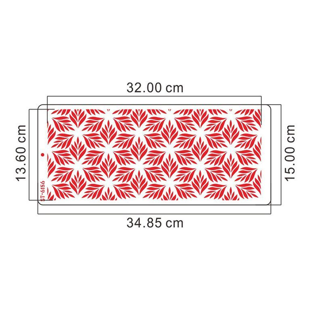 Трафарет для декора торта №56