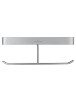 Двойной держатель для туалетной бумаги с полкой WONZON & WOGHAND LOTTE, Хром (WW-8356A)