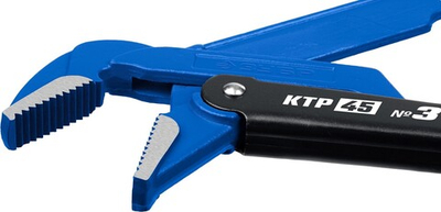 ЗУБР КТР-45, №3, 2″, 560 мм, тип ″Т″, трубный ключ с изогнутыми губками, Профессионал (27337-3)