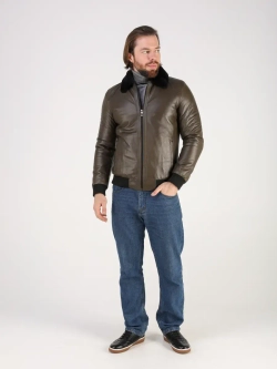 Дубленка зимняя куртка натуральная кожаная