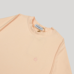 LS T-Shirt Wavy Hem Vanilla Cream