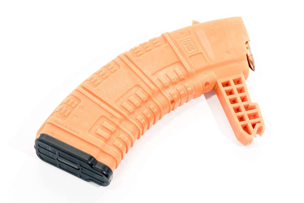 Магазин PufGun для СКС, 7,62×39, 30 патронов, оранжевый