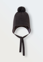 Зимний комплект шапка с манишкой (графит)