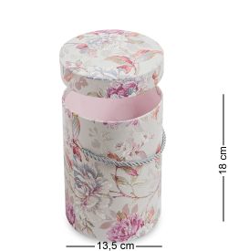 WG-78/1-A Коробка подарочная «Цилиндр» цв.серый