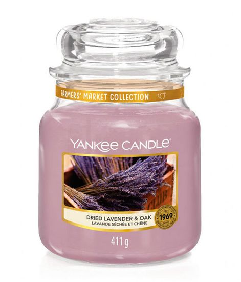 Ароматическая свеча Кора дуба и лаванда, Yankee Candle