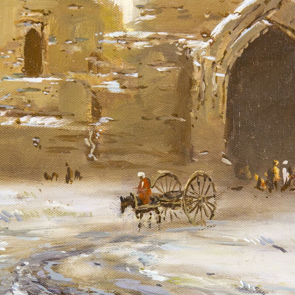 Картина «Снег в Бухаре»