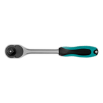 Ключ-трещотка 1/2", CrV, 72 зуба, с быстрым сбросом, матовый хром Stels
