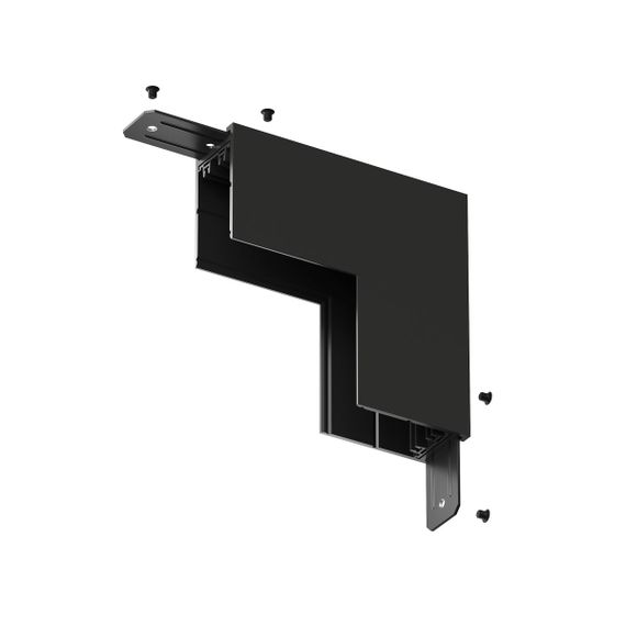 Коннектор L-образный стена-потолок Denkirs Smart Base TR2108-BK