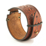 Эксклюзивный кожаный славянский браслет RH00980