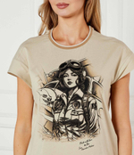 Футболка Aeronautica Militare - бежевый(TS2398DJ510)