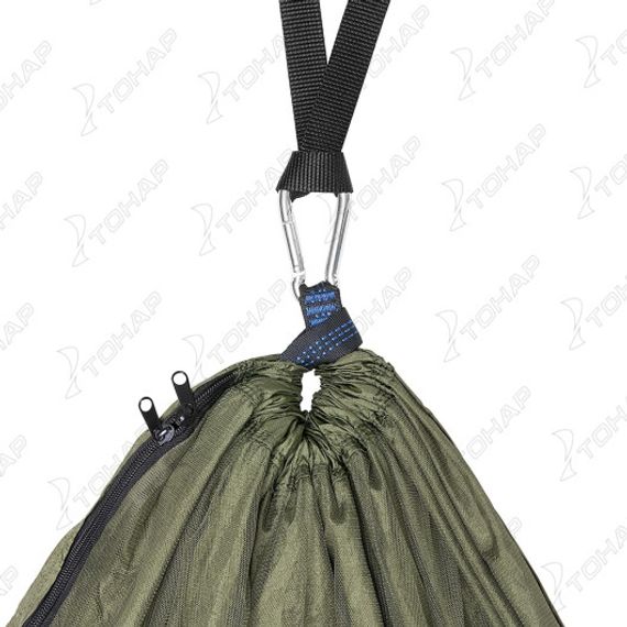 Гамак без планок 140х260см с москитной сеткой нейлон 210T (N-MH-G) NISUS