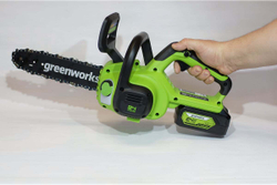 Пила цепная аккумуляторная GREENWORKS 24 V с акб и з/у   2007707UA
