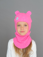 Шлем весенний/осенний вязаный (Флокс) с ушками МИО