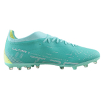 PUMA Ultra Match round head comfortable MG (rubber short nails) artificial turf fabric wear-resistant breathable football shoes for men and women the same mint green