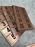 Нумерация на шкафчики, набор