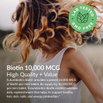 Futurebiotics, биотин, высокая эффективность, 10 000 мкг, 360 вегетарианских таблеток