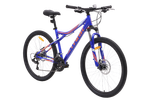 Велосипед 27,5" Stark'24 Slash 27.1 D р.16" насыщенный синий/мятный, красный