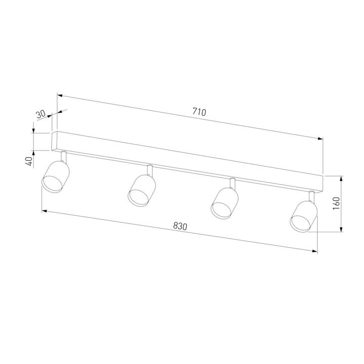 Спот TK Lighting 1024 Top White
