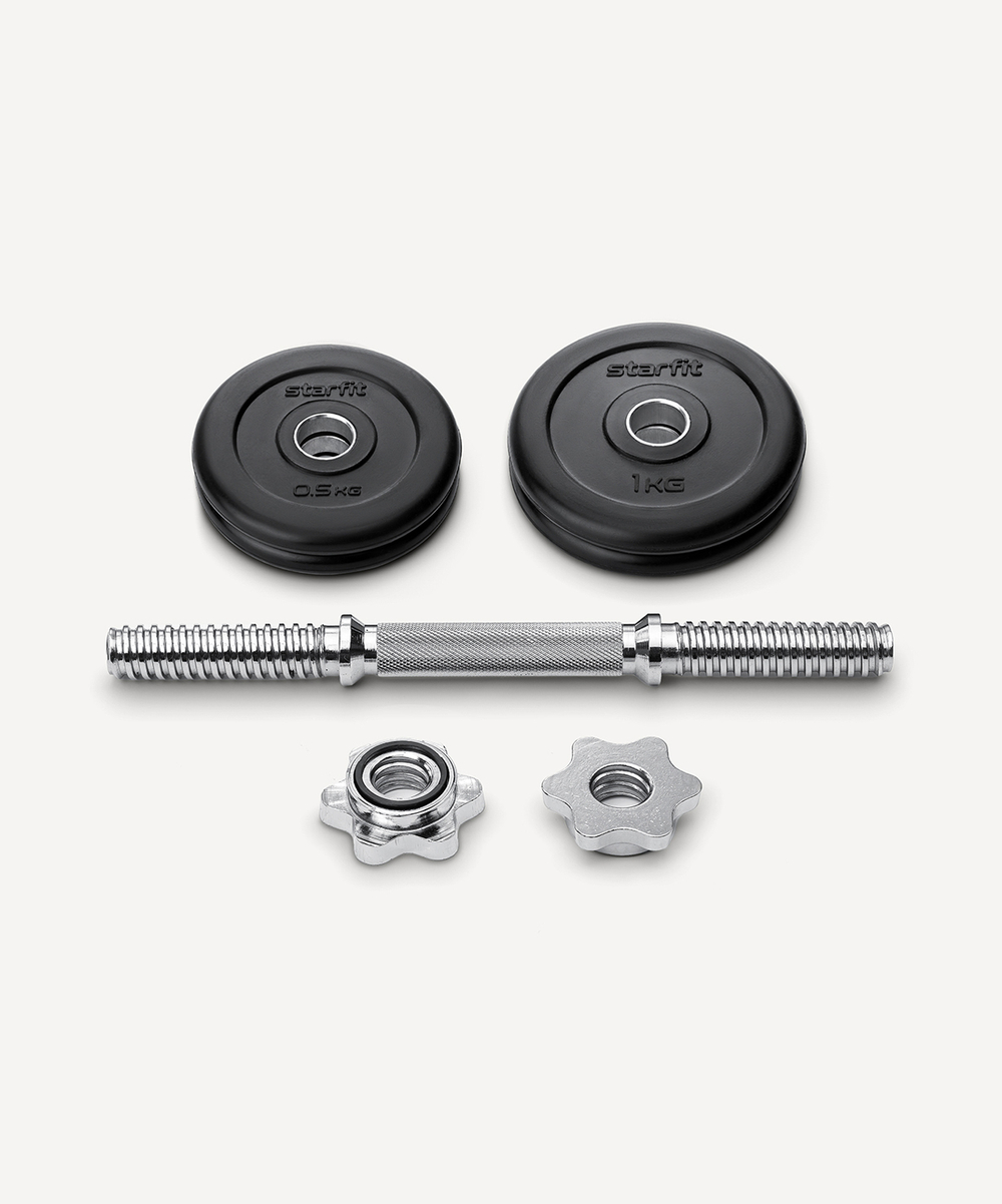 Гантель разборная обрезиненная в коробке DB-716, 4 кг