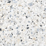 Керамогранит Alma Ceramica GFU57TRZ07L Terrazzo 57x57 белый лаппатированный под камень