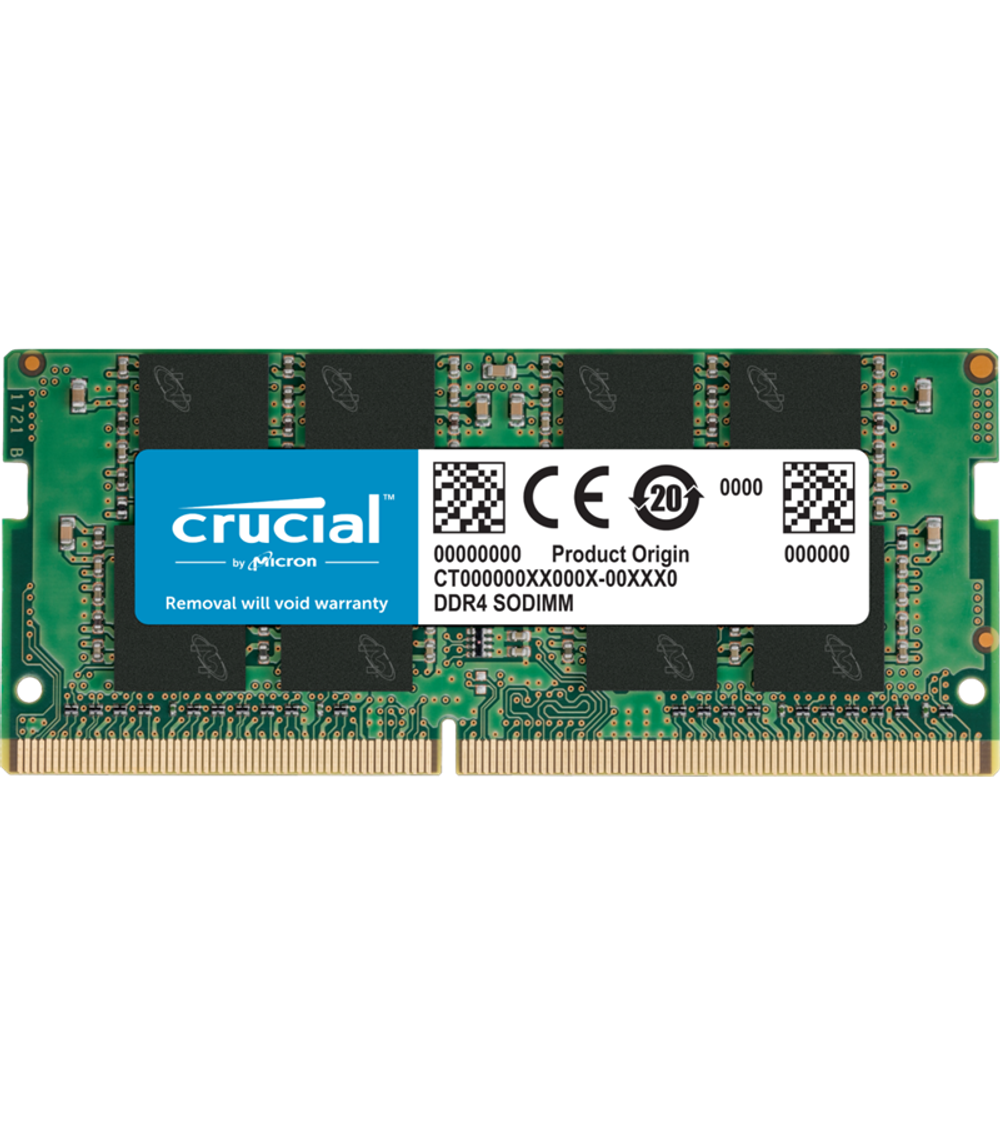 Crucial by Micron DDR4 16GB 3200MHz SODIMM (PC4-25600) CL22 1.2V (Retail), 1 year