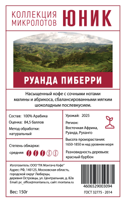 РУАНДА ПИБЕРРИ
